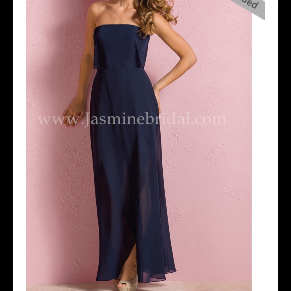 Chiffon mini with maxi overlay - Picture 2 of 8